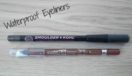 Review: Waterproof Eye-liners from Rimmel and Soap & Glory