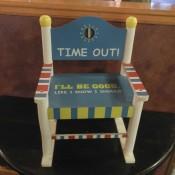 Timeout Chair at Pikes Waterfront Lodge Fairbanks Alaska