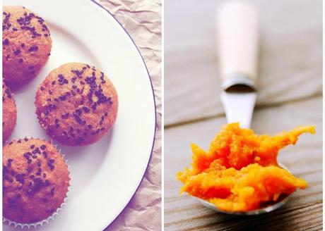 Rosted Sweet Potato Muffins + Halloween + OHP