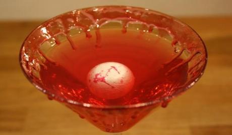 Halloween cocktail Eyeball Martini