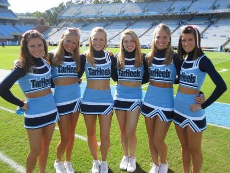 North Carolina Cheerleaders Are Ready for Basketball