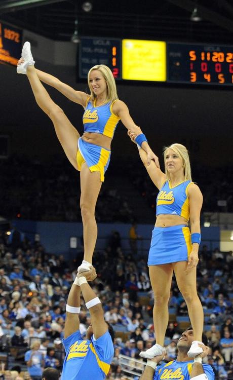UCLA Cheerleaders Are Flexible