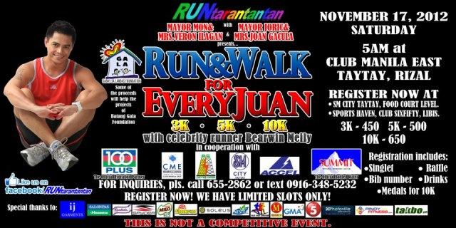 Runtarantantan’s Run and Walk for Every Juan 2012
