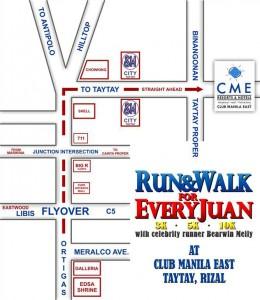 Run and Walk for Every Juan 2012 Venue