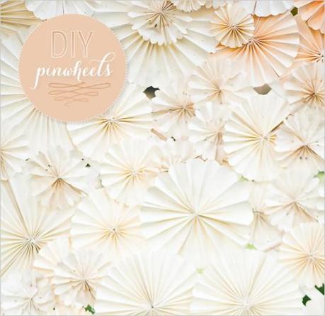 DIY Pinwheel Wedding Decor