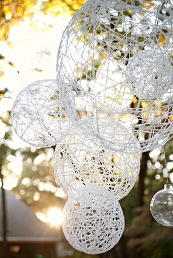 DIY String Wedding Balls