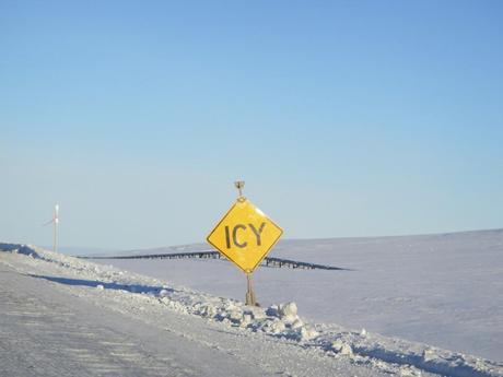 Redundant Warning Sign Dalton Highway Redundant Warning Sign Dalton Highway