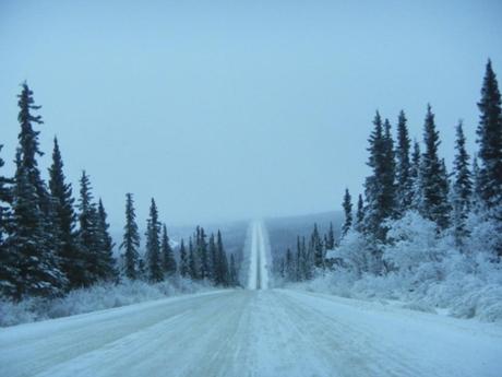 Steep Downgrade on the Dalton Great Drives: Alaska’s Dalton Highway | Fairbanks to Deadhorse