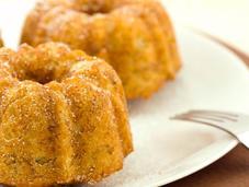 Easy, Healthy, Mini Banana Bundt Cakes
