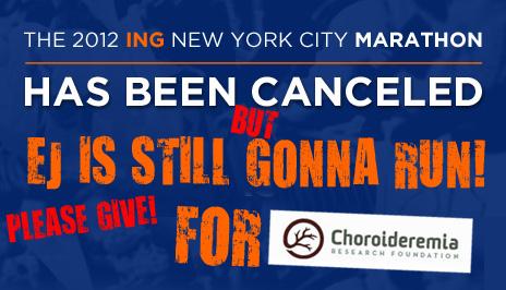 New York City Marathon is Canceled, but EJ Scott is Committed to Run!