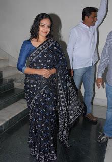 Nithya Menon - Black Saree