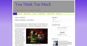 Indiana Blogs: You Think Too Much Indiana Blogs: You Think Too Much
