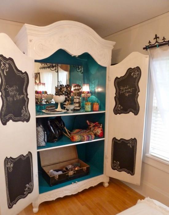jewelry accessories armoire 550x700 5 Family Friendly Ways to Re Purpose an Armoire