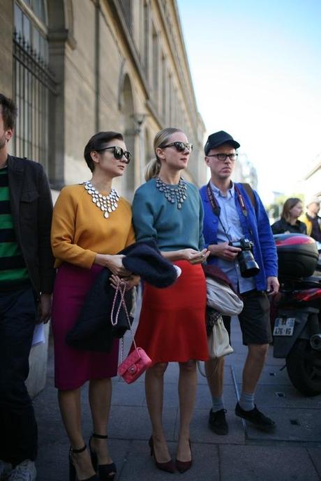 Pinspiration fabulous ladies on bicycles at paris couture week