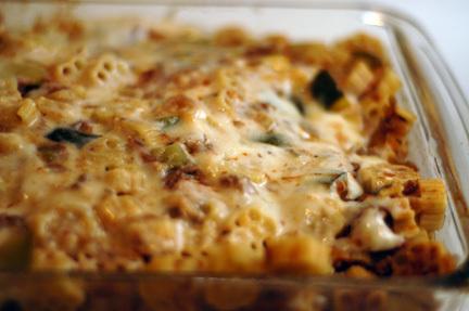 Easy Weeknight Baked Pasta with Meat and Veggies