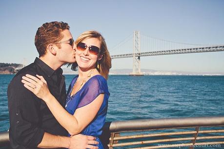 Bay Bridge Engagement Photo