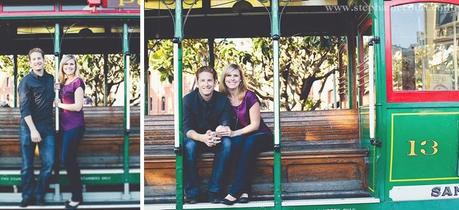 Cable Car Engagement Photos