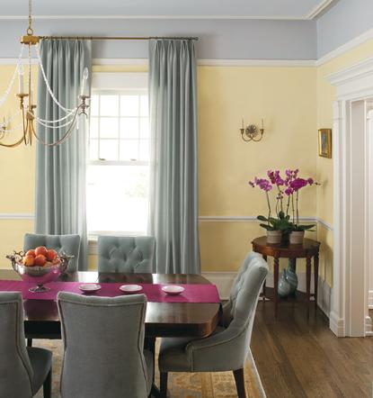 Benjamin Moore 2013 Color of the Year: Lemon Sorbet Lemon Sorbet Contrast