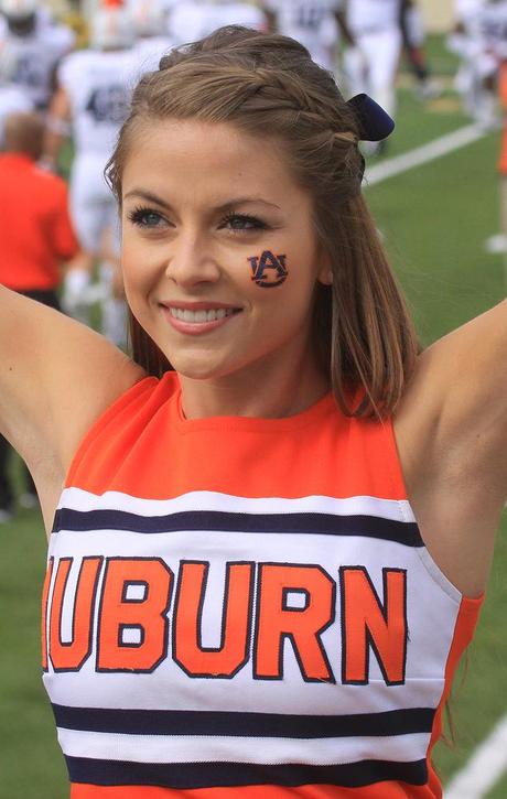 Gorgeous Auburn Cheerleader