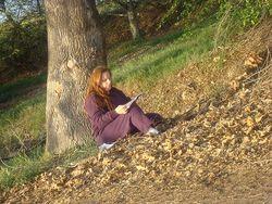 Writing under tree medium