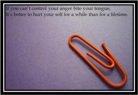 A thoughts about ANGER