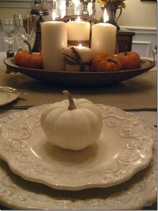 white pumkin pinterest 525x700 22 Days of Gratitude: Inspiration for the Thanksgiving Table