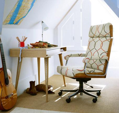 Interior design inspirations for a retro home: Office space