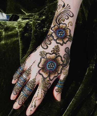 Bridal Mehndi Henna Designs 2012-13 with Beauteous Patterns & Staggering Colors