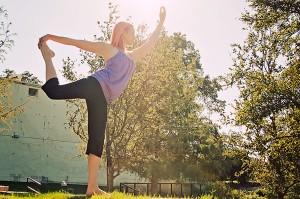Clever Yoga with Hello Misha - Dancer Pose Orange County Yoga Challenges on The Clever Blog