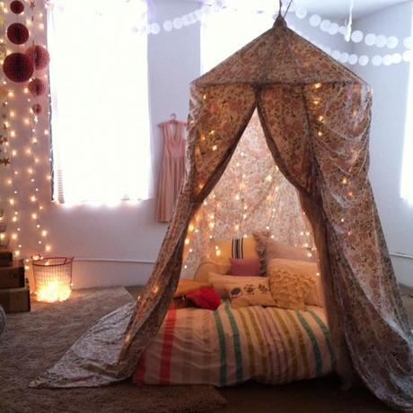 blanket fort 22 Days of Gratitude: How to Create Calm in an Ocean of Family!