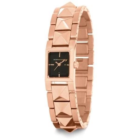 ugly sucks bad customer service defective hate BCBG pyramid studded watch $195 must have trend fashion blog covet her closet deal promo code