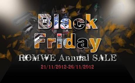 Romwe Annual Black Friday HUGE SALE