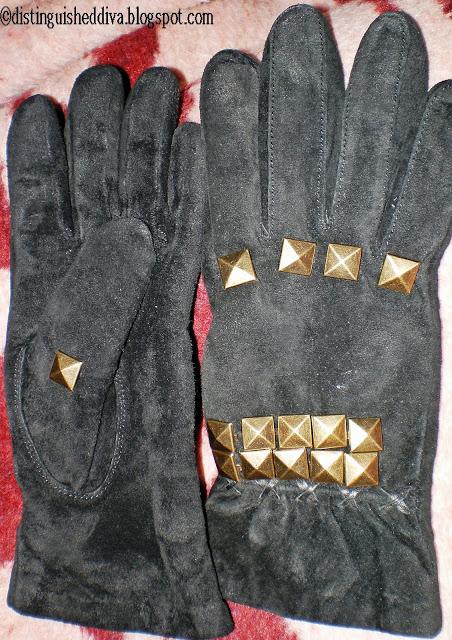 DIY: Spiked Leather gloves DIY: Spiked Leather gloves