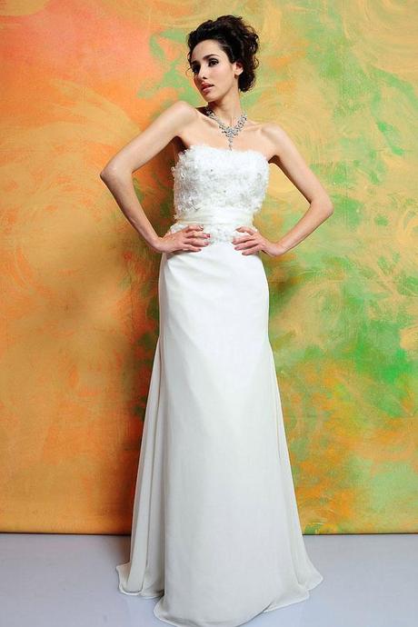 The Choice of Sheath Wedding Dresses-All Girls’ Dreams