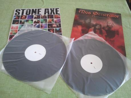 Charity Auction for Superstorm Sandy Relief, Package Deal for Both STONE AXE and MOS GENERATOR LP Test Pressings