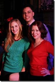 Justin Adair, Amanda Hartley, Amanda Horvath and Michael Reyes star in Theo Ubique Cabaret Theatre's Review: Joy to the World! (Theo-Ubique Cabaret Theatre)
