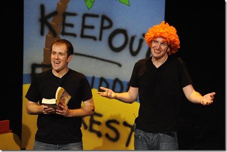 Daniel Clarkson and Jefferson Turner star in Broadway in Chicago's Review: Potted Potter (Broadway Playhouse)