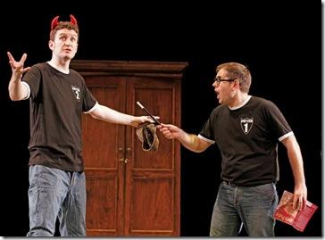Daniel Clarkson and Jefferson Turner star in Broadway in Chicago's Review: Potted Potter (Broadway Playhouse)