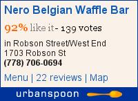 Nero Belgian Waffle Bar on Urbanspoon