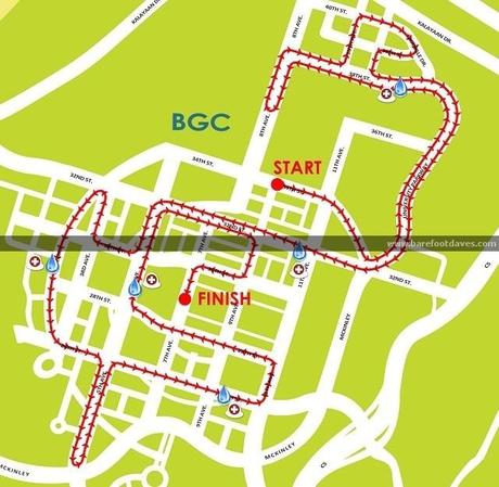 Run BGC 2012. Revised Race Route Run BGC 2012. Revised Race Route