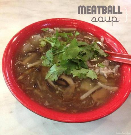 pork ball soup Of Dumplings & Popcorn Chicken