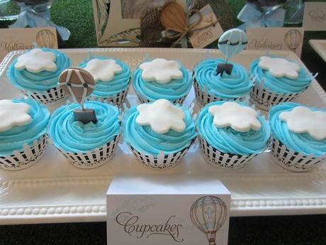 Hot Air Balloon Christening Styled by Cakes by Joanne Charmand Hot Air Balloon Christening Styled by Cakes by Joanne Charmand