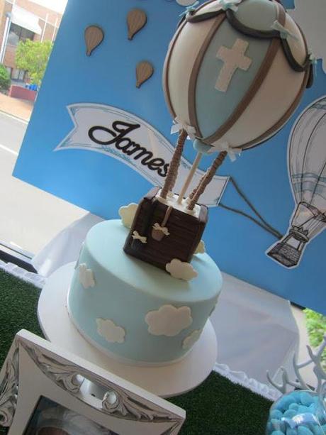 Hot Air Balloon Christening Styled by Cakes by Joanne Charmand Hot Air Balloon Christening Styled by Cakes by Joanne Charmand