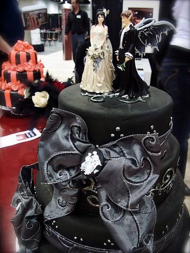 Gothic/Fantasy Theme Wedding Cake
