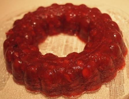 Grandma Bebe’s Grand Marnier Cranberry Mold