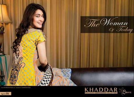 Khaddar Winter Collection 2012 for Women by Shariq Textiles a Sole & Elysian Collection for Winter