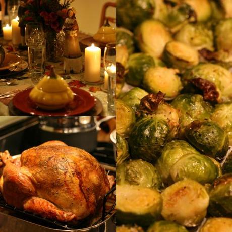 Thanksgiving-NookAndSea-Blog-Feast-Holiday-Food-Menu-Brussel-Sprouts-Turkey-Appetizer-Dish-Candles-Real-Simple-Recipe thanksgiving recap