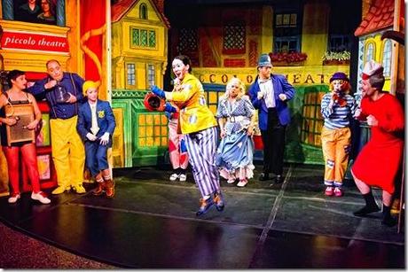 The cast of Piccolo Theatre's Review: Bah, Humbug (Piccolo Theatre)
