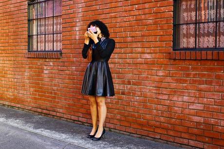 Leather Dress & Bejeweled Collars Leather Dress & Bejeweled Collars