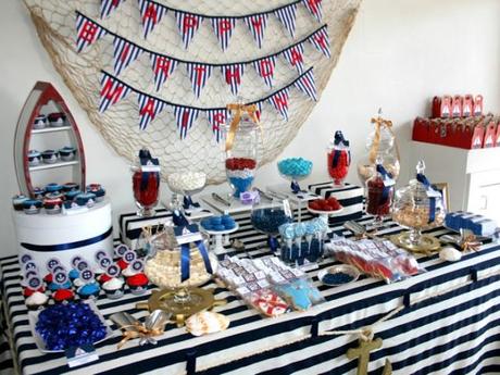 Nautical Candy Buffet